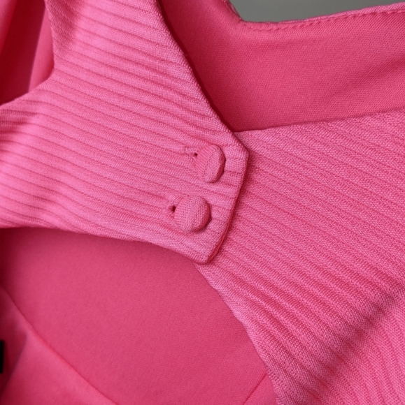 Topshop Petite Ribbed Dress with Heart Cutout - Picture 4 of 5